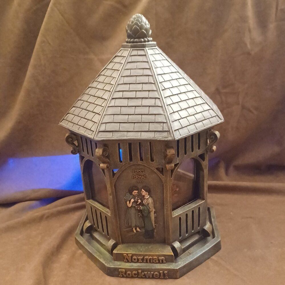 Norman Rockwell First Formal 1953 Bird Feeder Gazebo